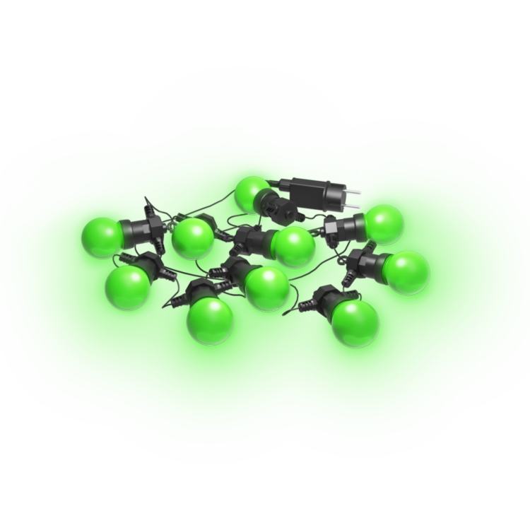 Улич. гирлянда белт лайт набор 5+2,7м (10 пат/50см) зелен. (LED) IP44 черн. соедн. Gauss