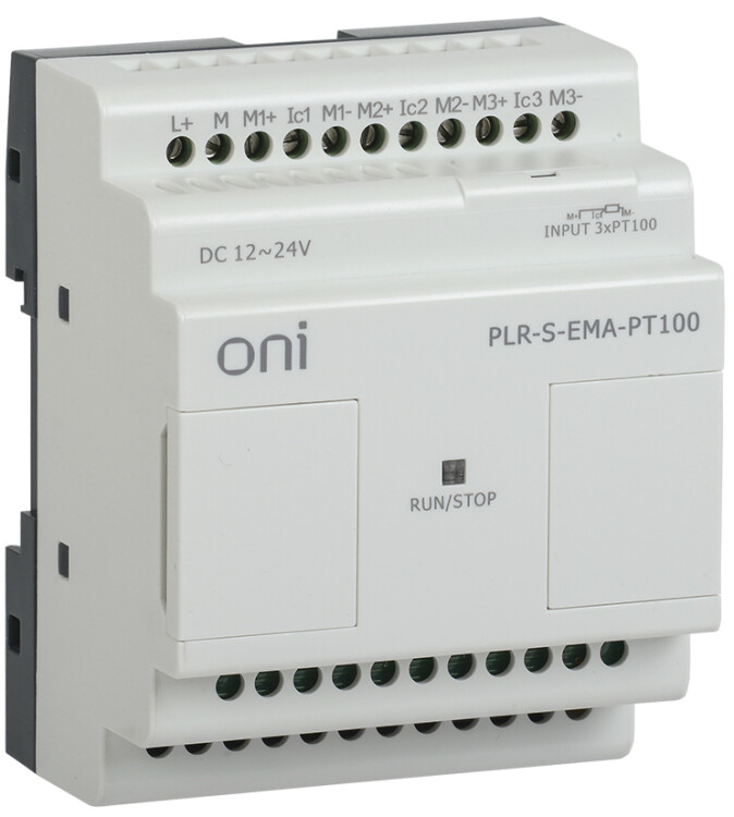 Модуль расширения 3 каналами подключения датчиков PT100 PLR-S. 3 RTD ONI