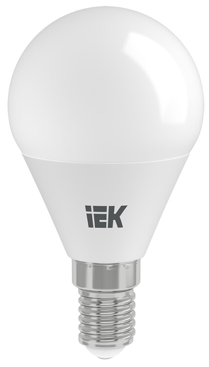 Лампа светодиод. (LED) Шар Е14  9Вт 810лм 3000К 230В матов. IEK