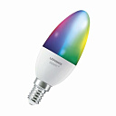 Лампа светодиод. (LED) Свеча Е14 диммир.  4.9Вт 470лм RGBW 2700-6500К 230В WiFi матов. SMART+ Ledvan