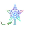 Фигура светодиодная "Звезда" на елку цвет: RGB, 10 LED, 17 см-Электрогирлянды, иллюминационное освещение - купить по низкой цене в интернет-магазине, характеристики, отзывы | АВС-электро