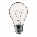 Лампа накал. Груша E27 40Вт 230В прозрачная PHILIPS-Светотехника - купить по низкой цене в интернет-магазине, характеристики, отзывы | АВС-электро