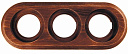 Рамка 3-мест. деревян. на бревно D260 мм старое дерево Bironi-Рамки для ЭУИ - купить по низкой цене в интернет-магазине, характеристики, отзывы | АВС-электро