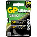 Эл-т питания литиевый LR 6 (АА, 316) 1,5В (уп.=2 шт.) Lithium GP BATTERIES-
