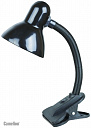 Светильник-прищепка (ЛН) 60Вт Е27 гофр. черн Camelion-Светильники настольные - купить по низкой цене в интернет-магазине, характеристики, отзывы | АВС-электро
