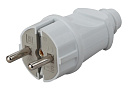 Вилка 2P+E прямая  16А белая ЭРА-Вилки на кабель - купить по низкой цене в интернет-магазине, характеристики, отзывы | АВС-электро