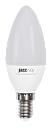 Лампа светодиод. (LED) Свеча Е14  7Вт 560лм 5000К 230В матов. Jazzway-Лампы светодиодные - купить по низкой цене в интернет-магазине, характеристики, отзывы | АВС-электро