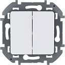 Выключатель 2-кл.белый INSPIRIA-Выключатели, переключатели - купить по низкой цене в интернет-магазине, характеристики, отзывы | АВС-электро