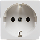 Розетка электрическая 2К+З (белый)-Электроустановочные изделия (ЭУИ) - купить по низкой цене в интернет-магазине, характеристики, отзывы | АВС-электро